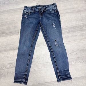 VIGOSS The Chelsea Skinny distressed Women's Jeans